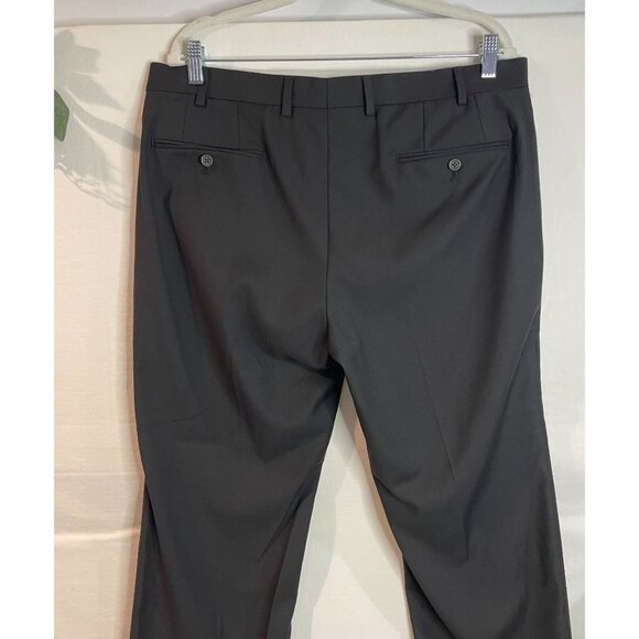 Lauren Ralph Lauren Men's Dress Pants 36W X 30L Black Polyester & Elastane - Picture 2 of 9